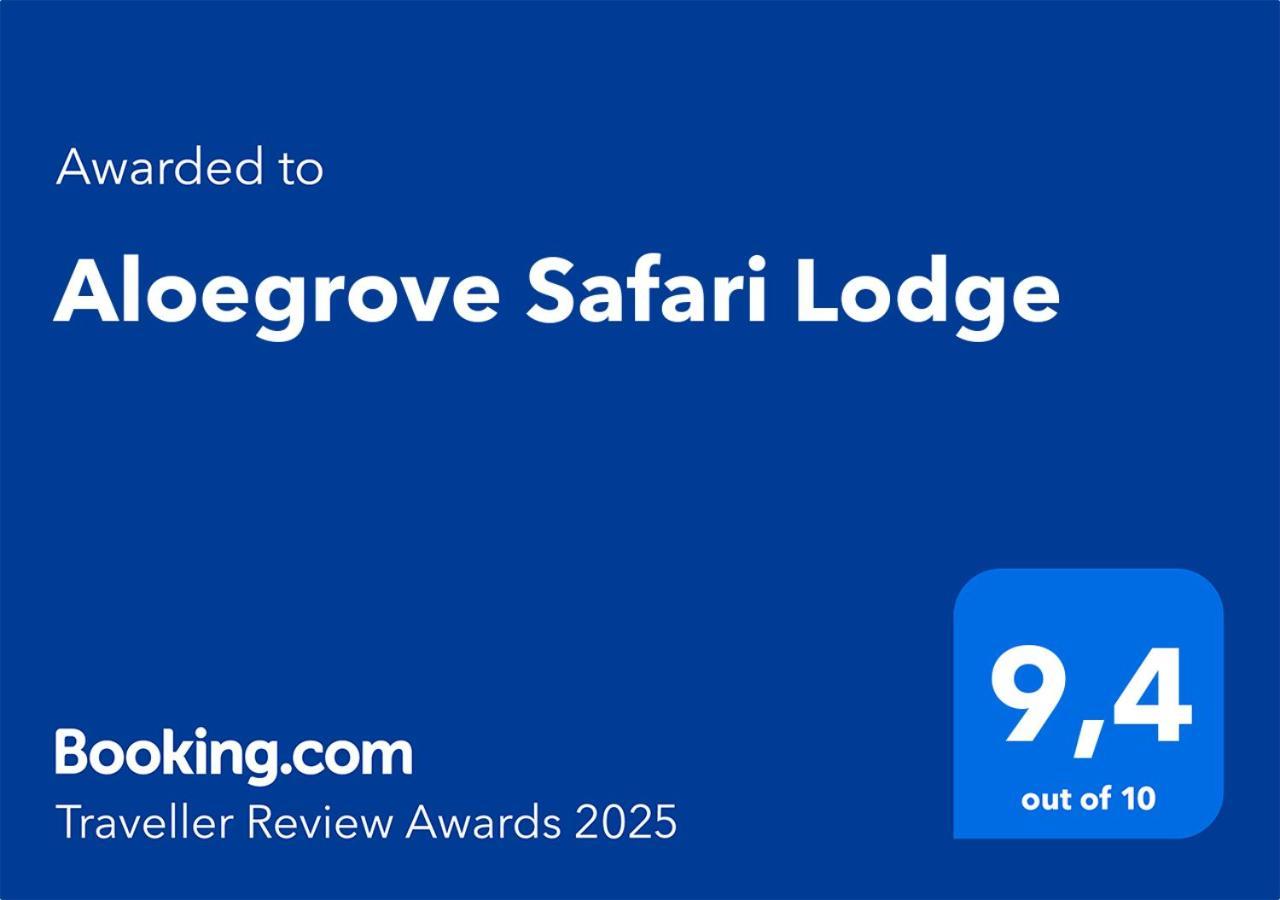 Aloegrove Safari Lodge 옷지와롱고 외부 사진